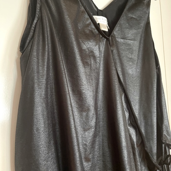 Boo Radley boho leather look dress/ties to adjust the look/style of dress S14 - Picture 5 of 14